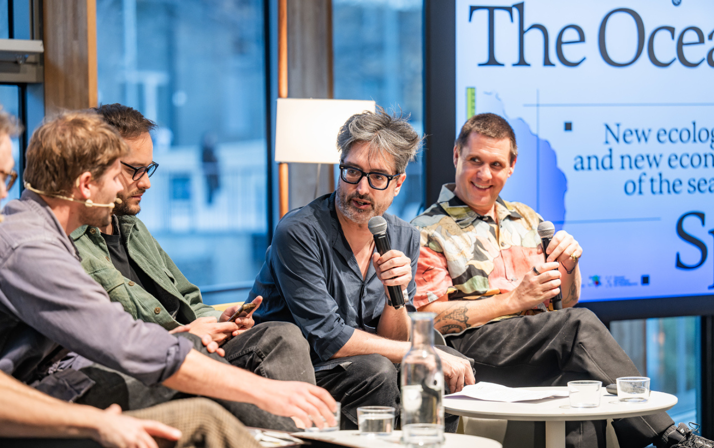 ▴ Wet Conversations event at Disseny Hub. Photo: Pep Herrero.