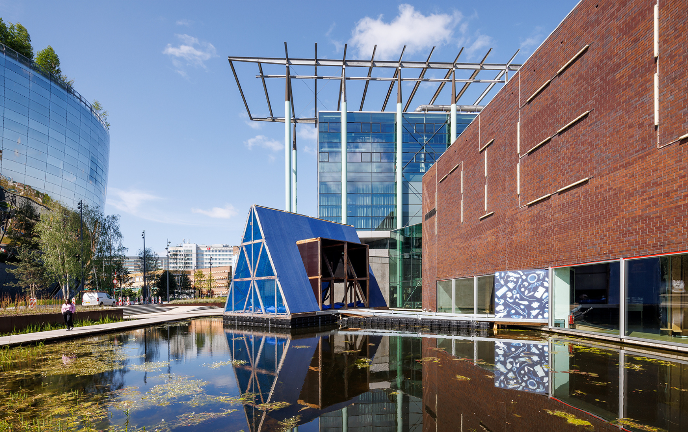 ▴ Waterstad Rotterdam by Kunlé Adeyemi © Aad Hoogendoorn | Nieuwe Instituut.