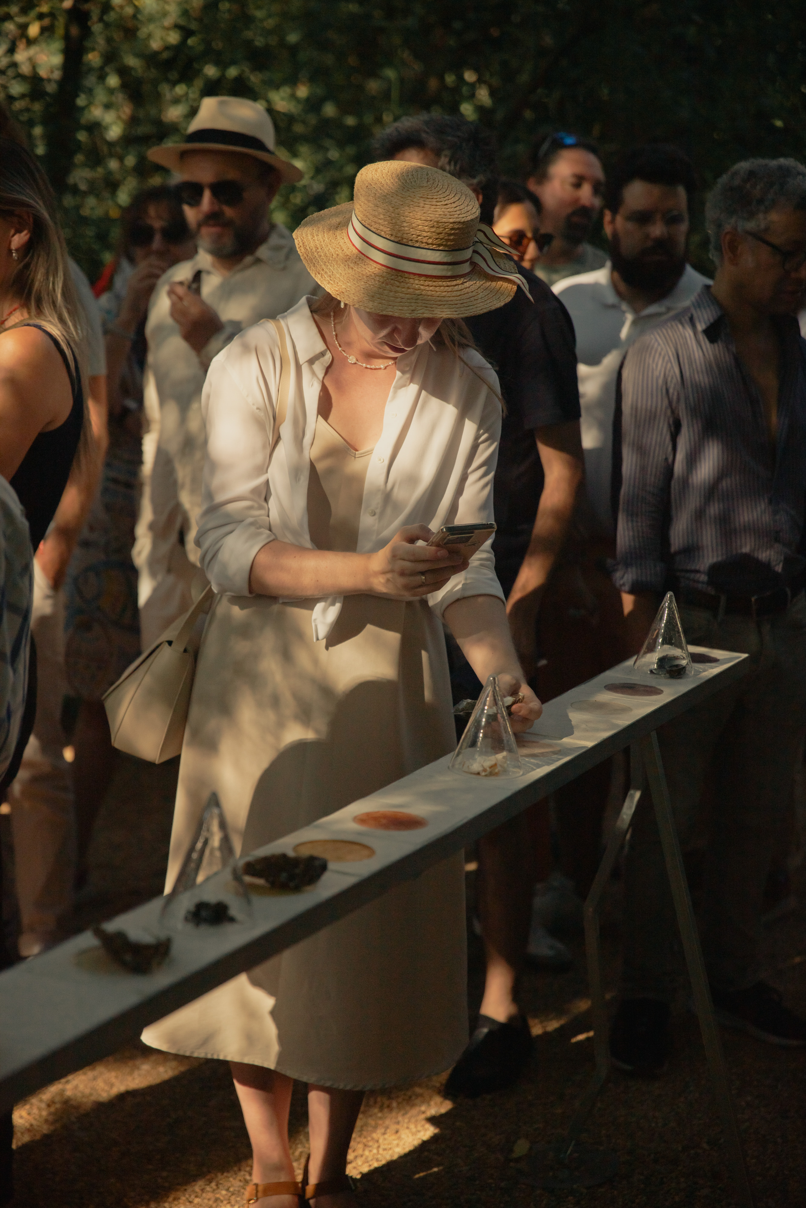 ▴ À Flor do Tejo, a Cor do Azulejo installation opening, Fundação Calouste Gulbenkian, Lisbon 2025 © Joana Correia.